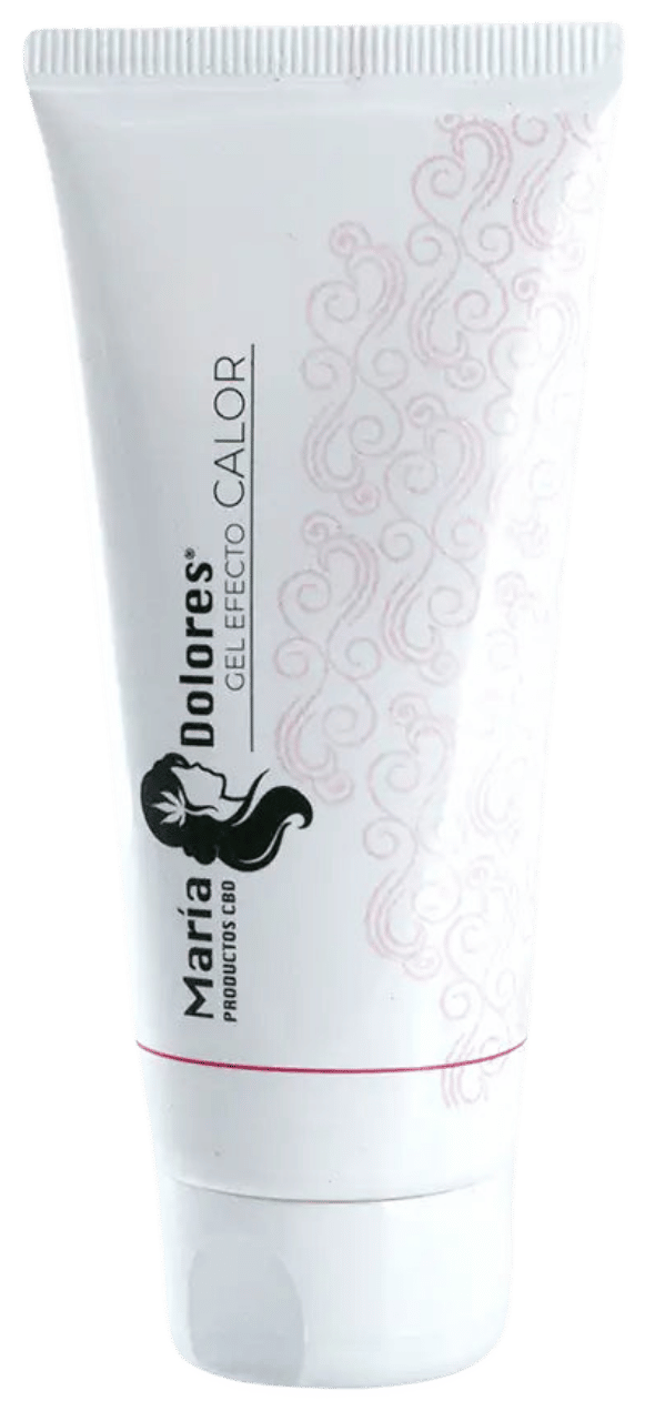 Tubo de Gel Efecto Calor con CBD 200 mg de María Dolores para masaje y recuperación tras el ejercicio