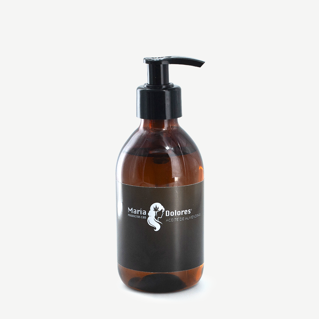 Aceite de almendras. 250ml. 200mg. CBD
