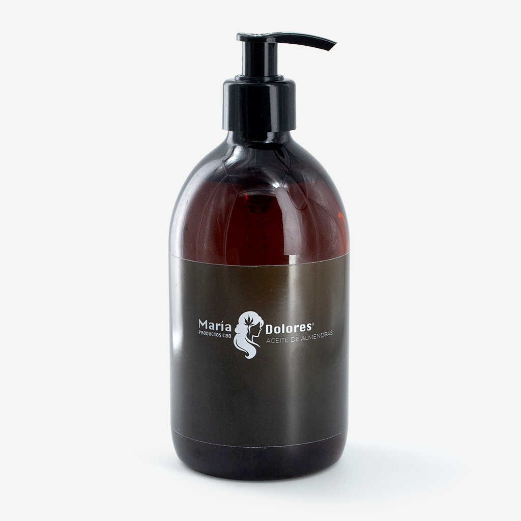 Aceite de almendras. 500ml. 400mgr. CBD